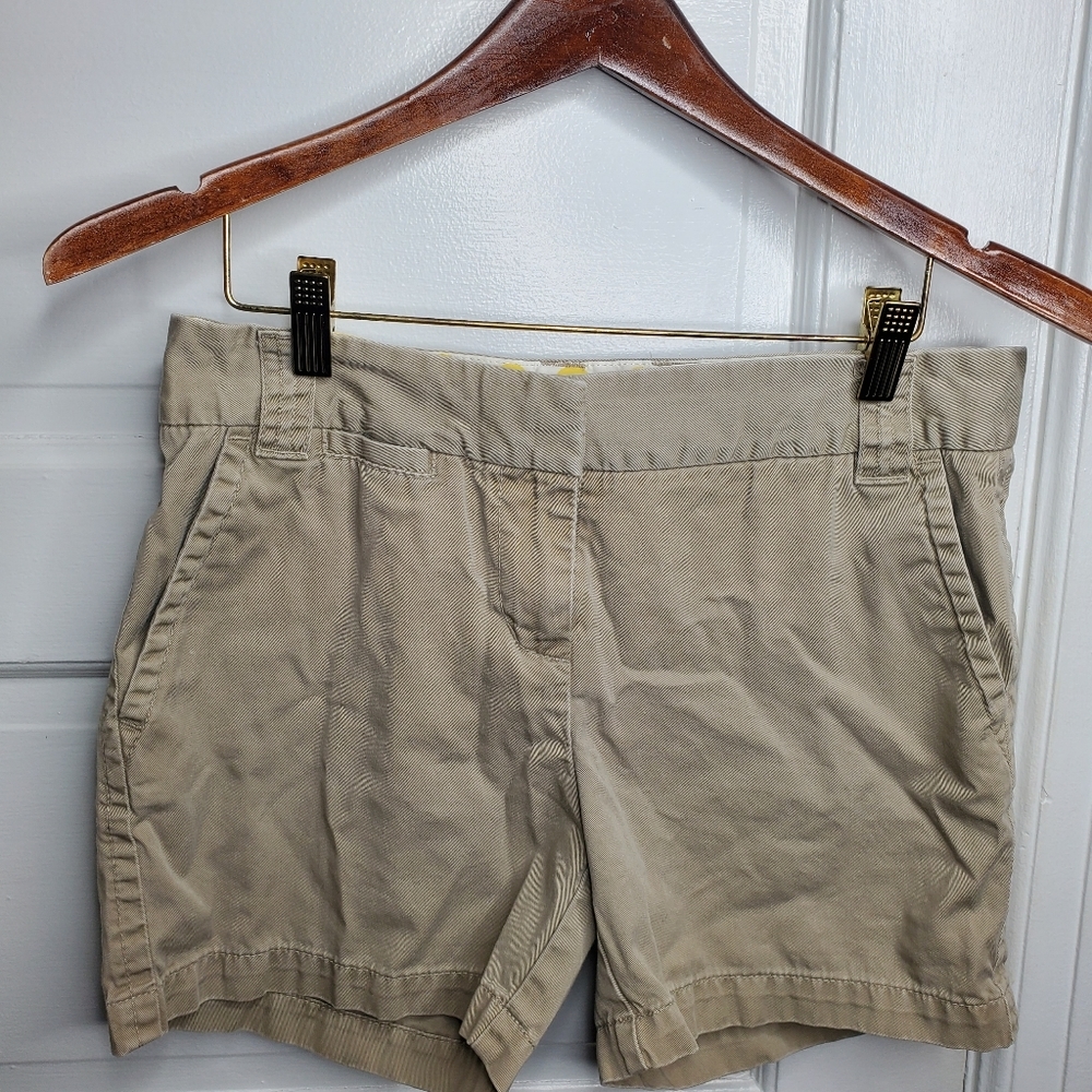 J.Crew Tan Chino Shorts Women's 2